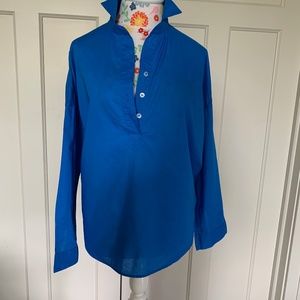 A Shirt Thing sapphire cotton top